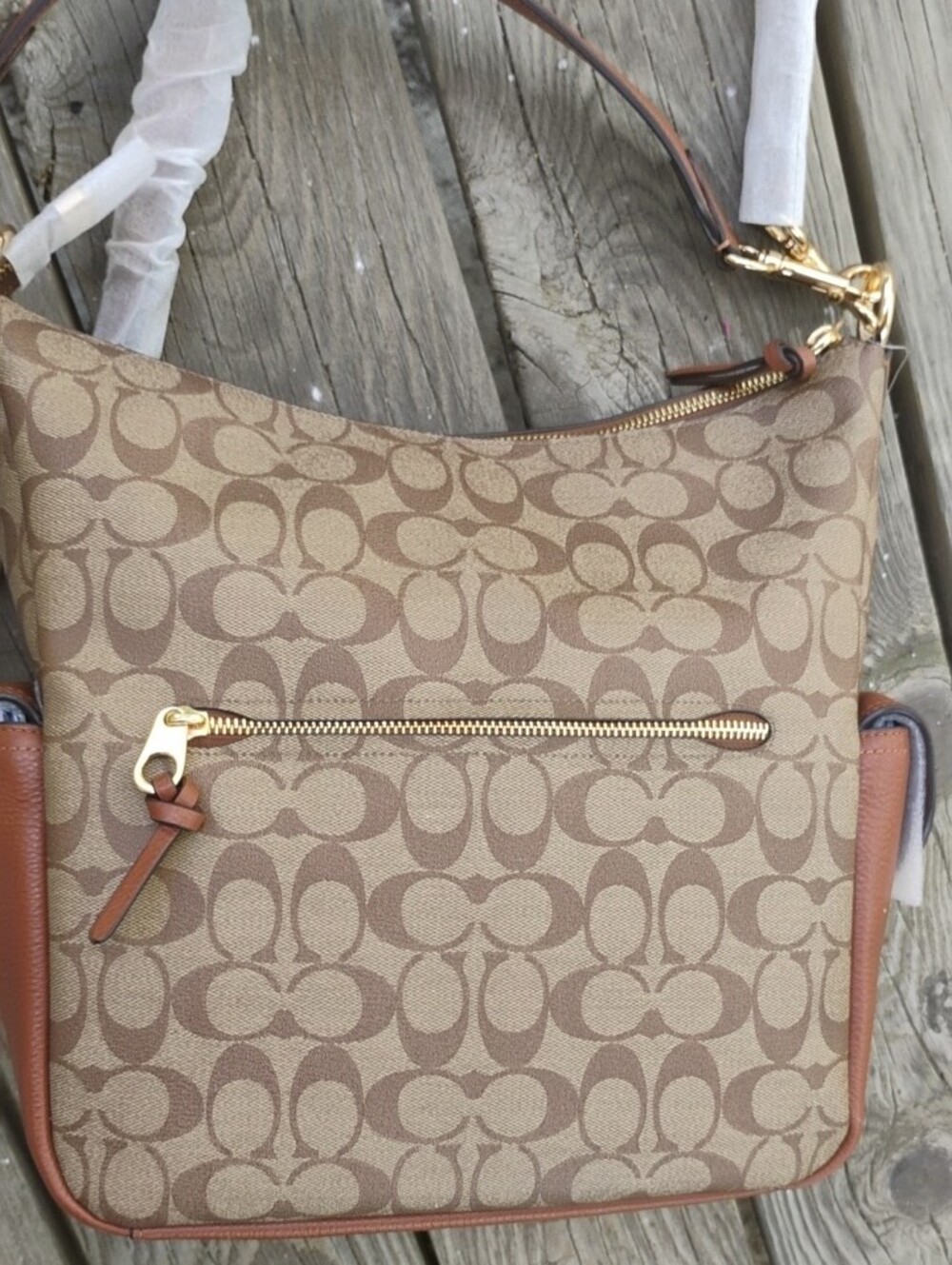 Coach NEW $478 Pennie Shoulder Bag In Signature Canvas NWOT - Picture 4 of 16